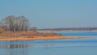 Beautiful view of Lake Texoma's Shoreline in Kingston, Bryon County, Oklahoma