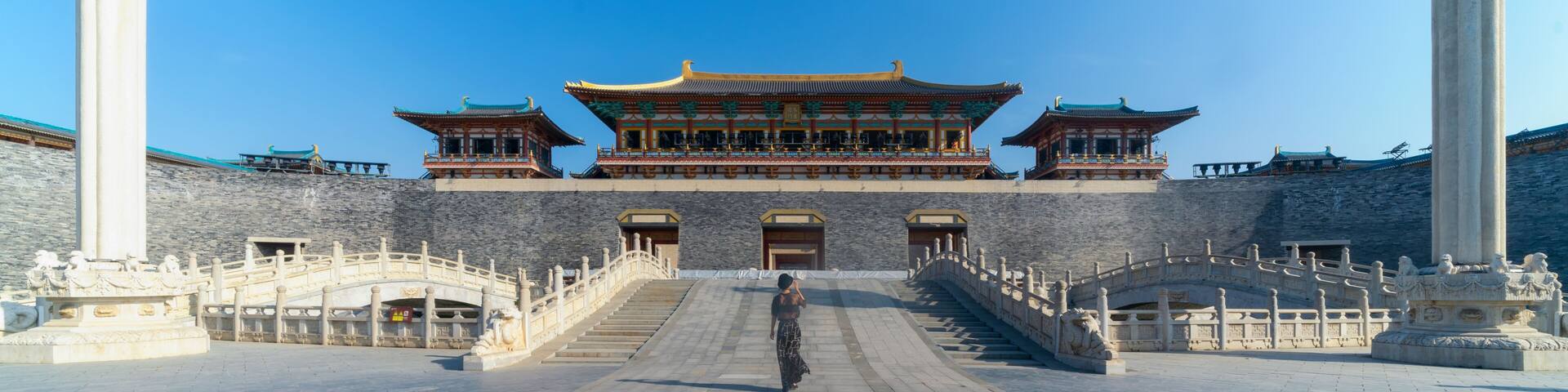 Xiangyang Tangcheng Palace, Hubei, China - Traditional Chinese Architecture