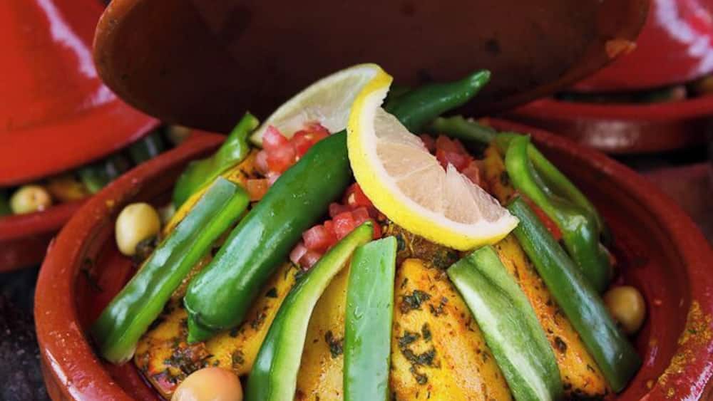 The infamous Moroccan Tagine.
Filled with fresh vegetables and meat, if you want, this typical local dish is found everywhere around the country. And every region has their own spin on it and spice blends they use.
The best thing to do is ask a local to make it - then you will get the very best tasting tagine!