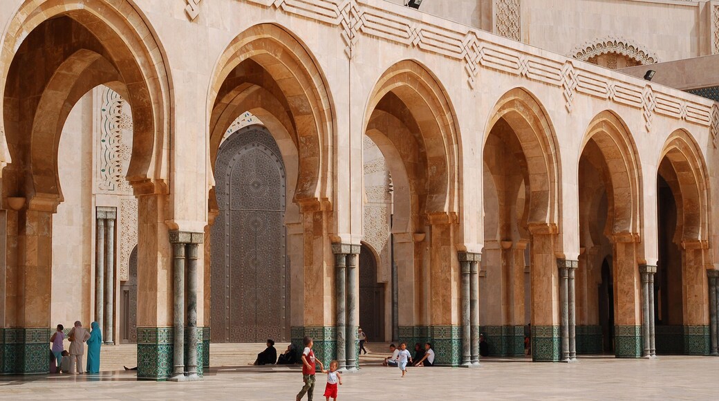 The Hassan II mosque in Casablanca, the fragment