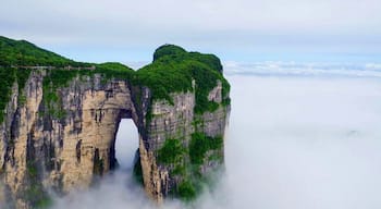 The amazing sea of clouds on the #TianmenMountain . #天门山云海奇观.
https://twitter.com/Beautifulgx