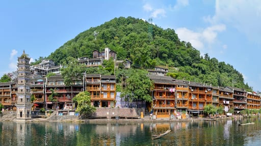 Fenghuang Ancient City Summer Scenery, Xiangxi, Hunan, China