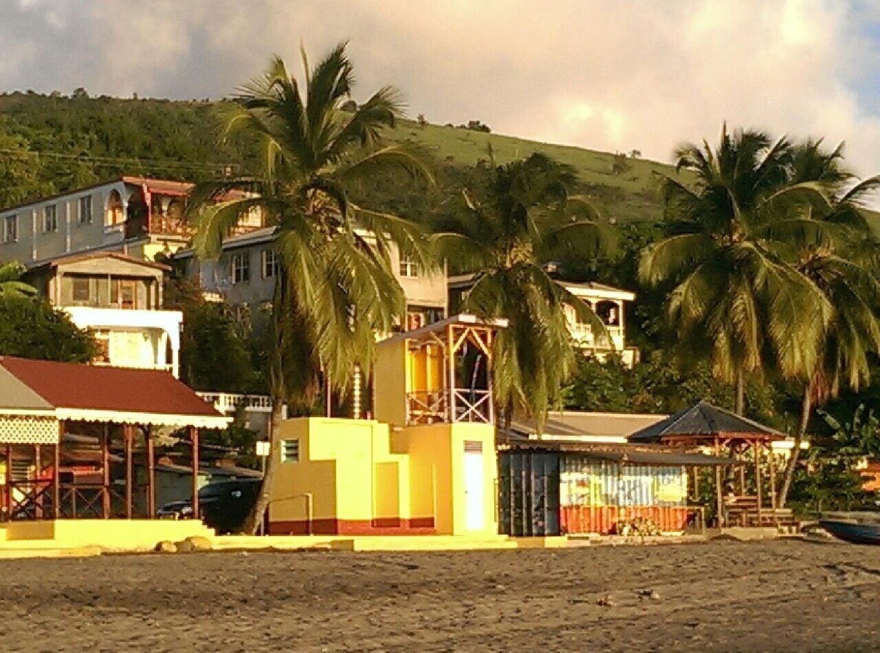Black sand is so soft and gentle feeling.