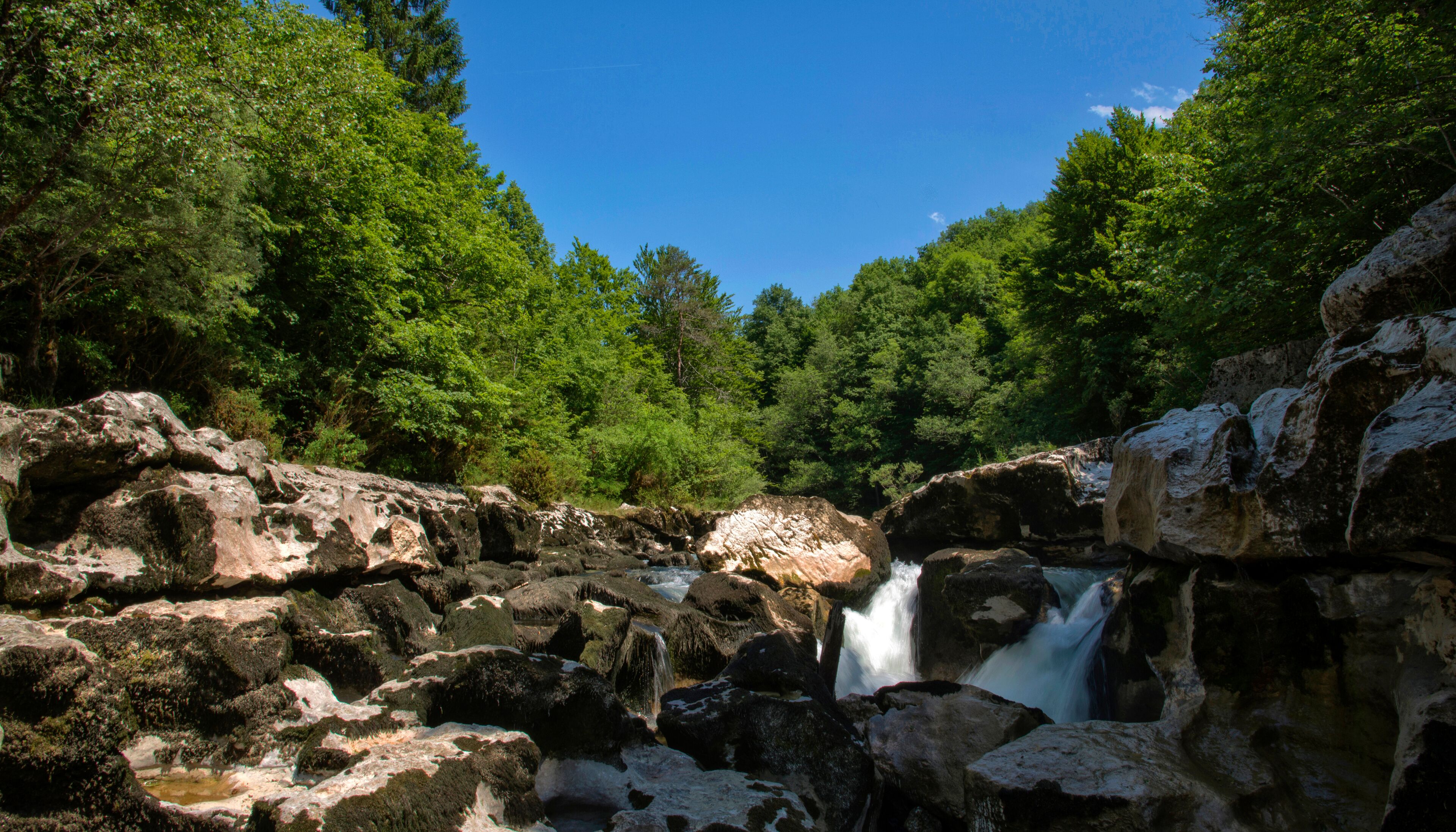 Pertes de la Valserine à Bellegarde-sur-Valserine, Ain, France