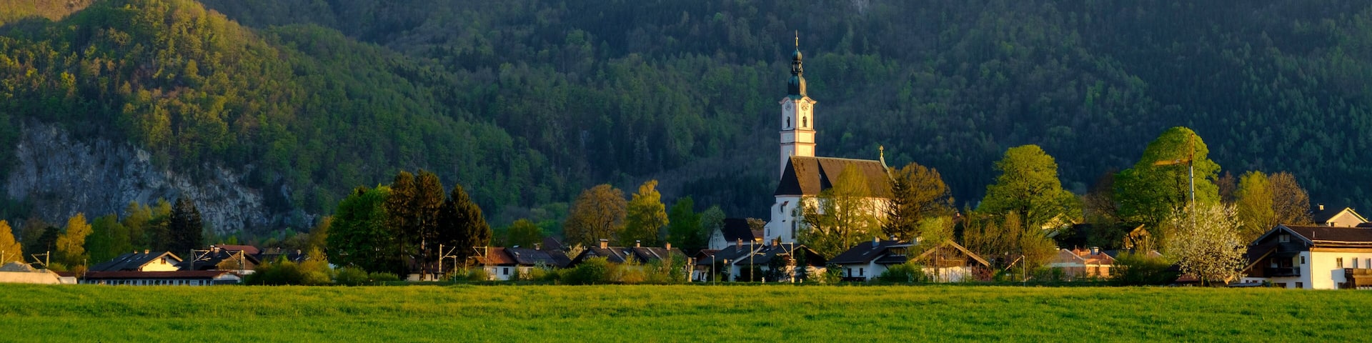 Germany, Bavaria, Upper Bavaria, Flintsbach am Inn, Petersberg, Inn Valley