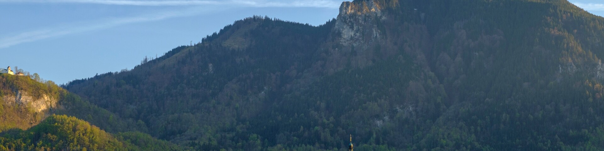 Germany, Bavaria, Upper Bavaria, Flintsbach am Inn, Petersberg, Inn Valley