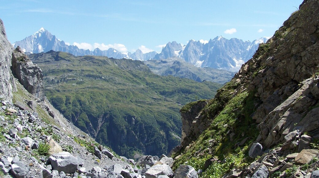 Pointe Noire de Parmenaz depuis la montée du Dérochoir