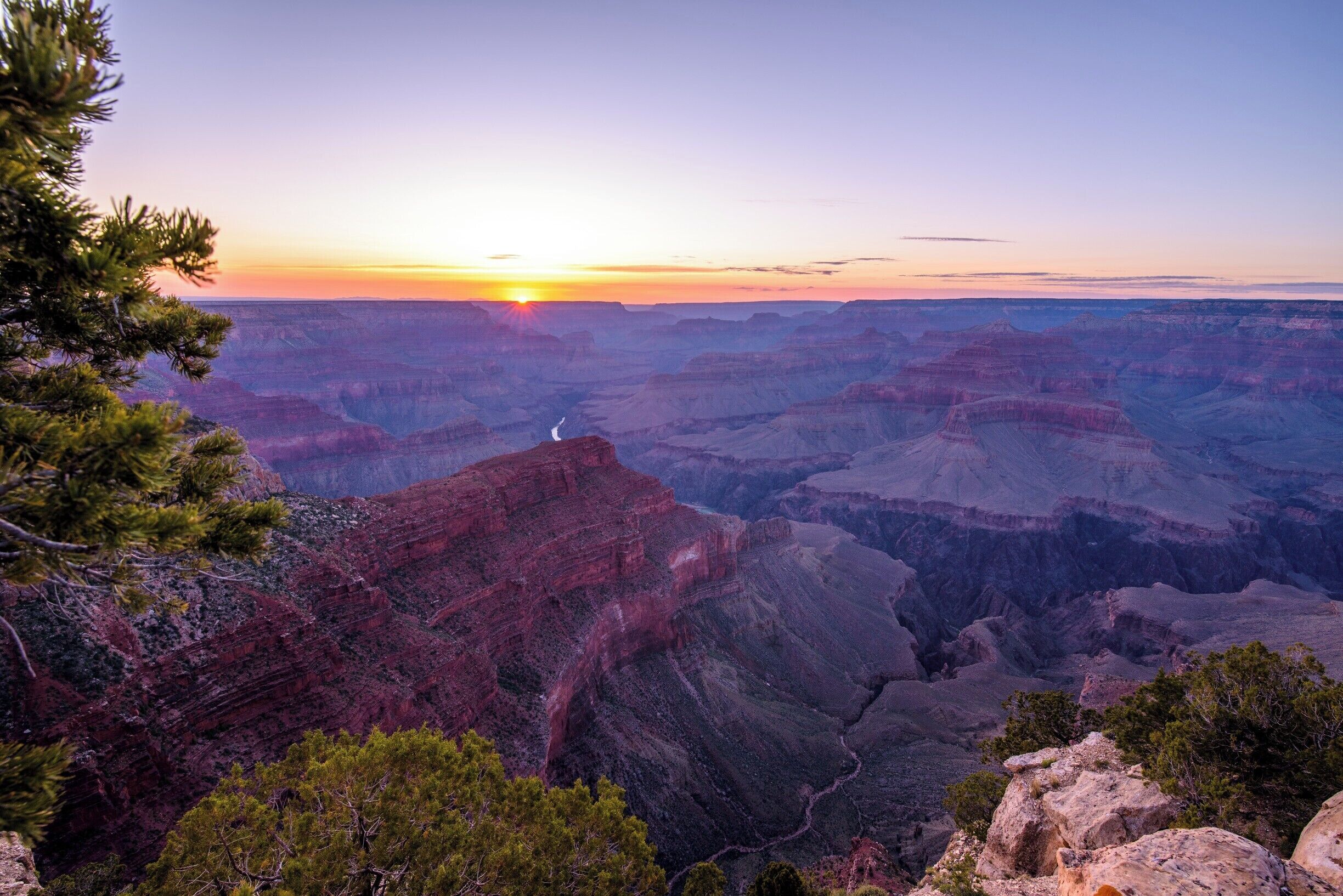 Sunset at Hopi Point.