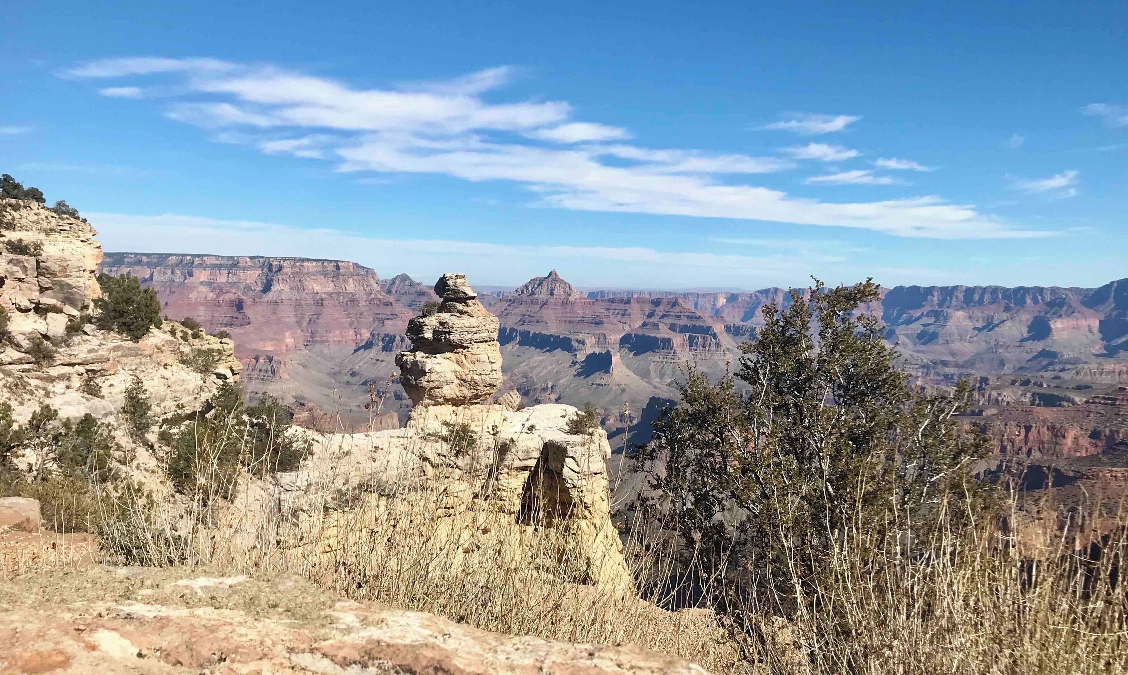 Grand Canyon South Rim is spectacular. Worth the 4 hr ride from Las Vegas. Can’t wait to go back for more time.