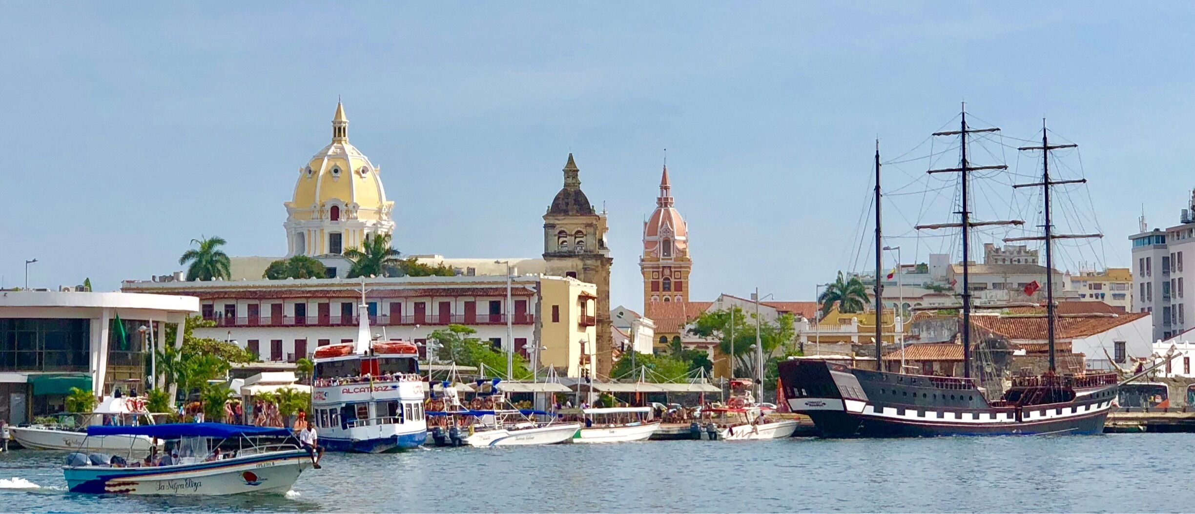 The old town view from the marina 