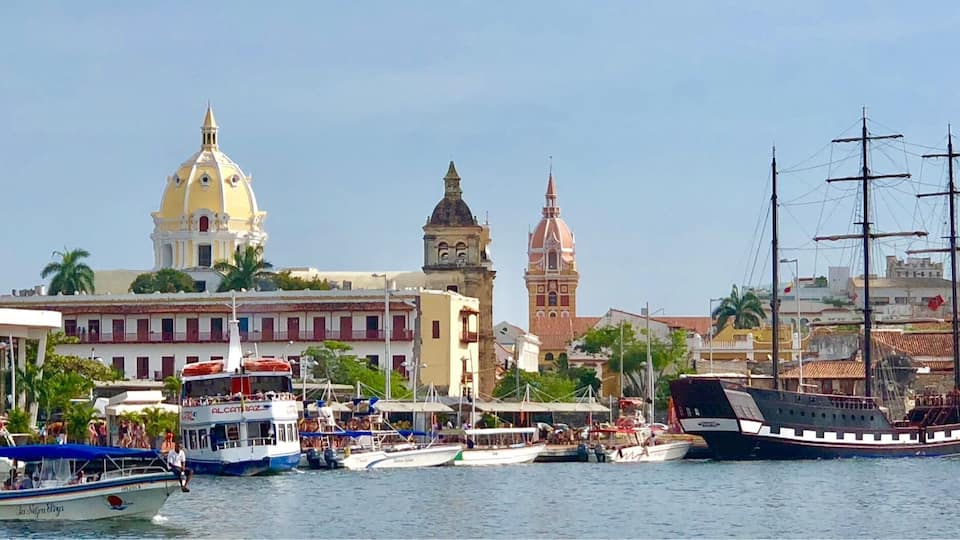 The old town view from the marina