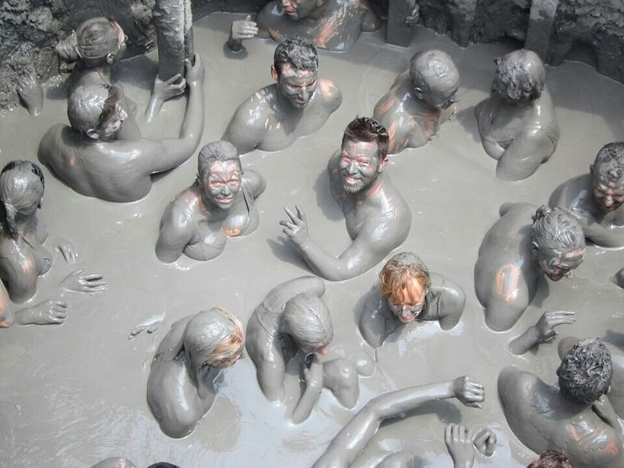 Take a therapeutic mud bath in a mud volcano at El Totumo. This spot is on a lake about halfway between Cartagena and Barranquilla. A strange sensation. You can't sink if you try!