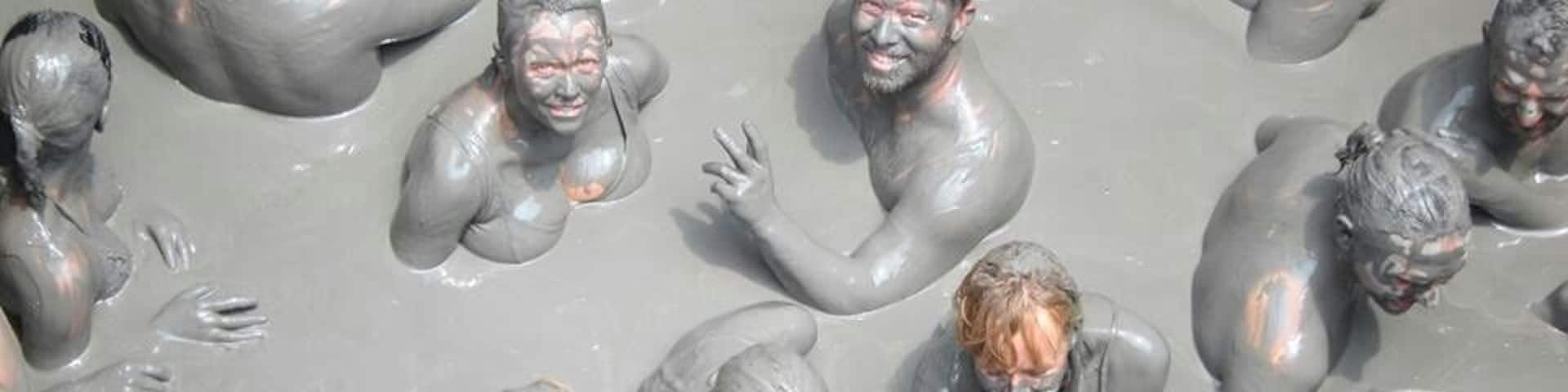 Take a therapeutic mud bath in a mud volcano at El Totumo. This spot is on a lake about halfway between Cartagena and Barranquilla. A strange sensation. You can't sink if you try!