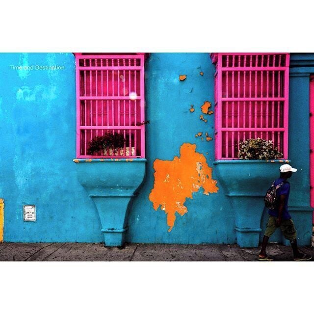 In the walled city, Cartagena, Colombia.