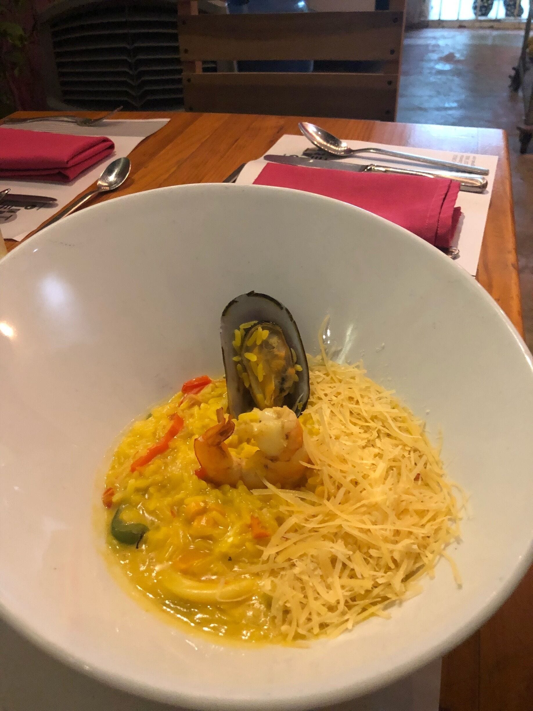 Arroz caldoso.. it’s rice with seafood really juicy 🤤