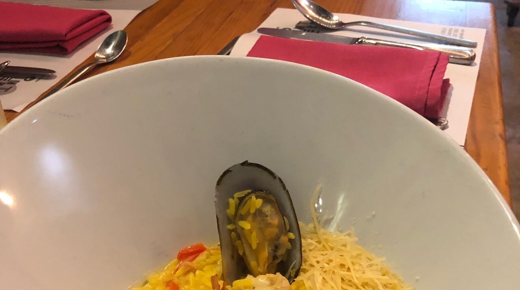 Arroz caldoso.. it’s rice with seafood really juicy 🤤