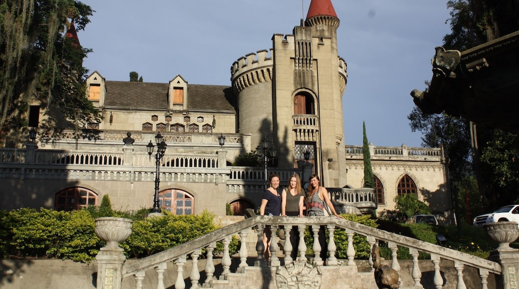 Beautiful old castle with its gardens in Poblado, Medellin. Once a German woman and her Columbian husband lived here, but their story ends very sad. The castle was then doninated to the city and is now a museum.
