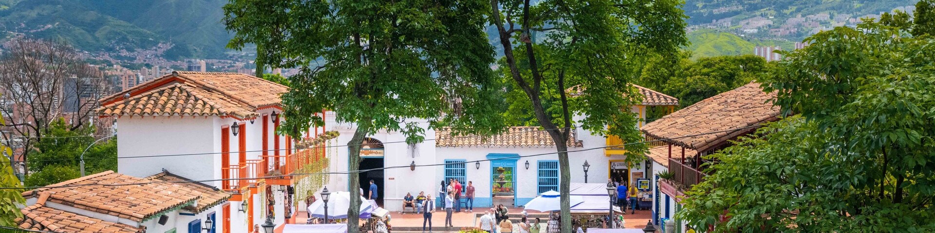 At the top of Nutibarra Hill in Medellin is Pueblito Paisa, a replica of a turn of the century town that offers a glimpse into historical Antioquian villages.