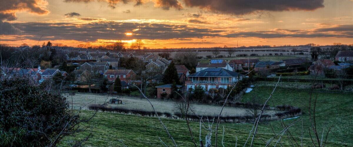 Dunflat Lane, Little Weighton, East Riding of Yorkshire, England.