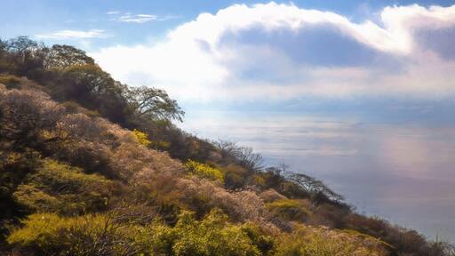 View of Lake Chapala from the San Juan Cosala Range.