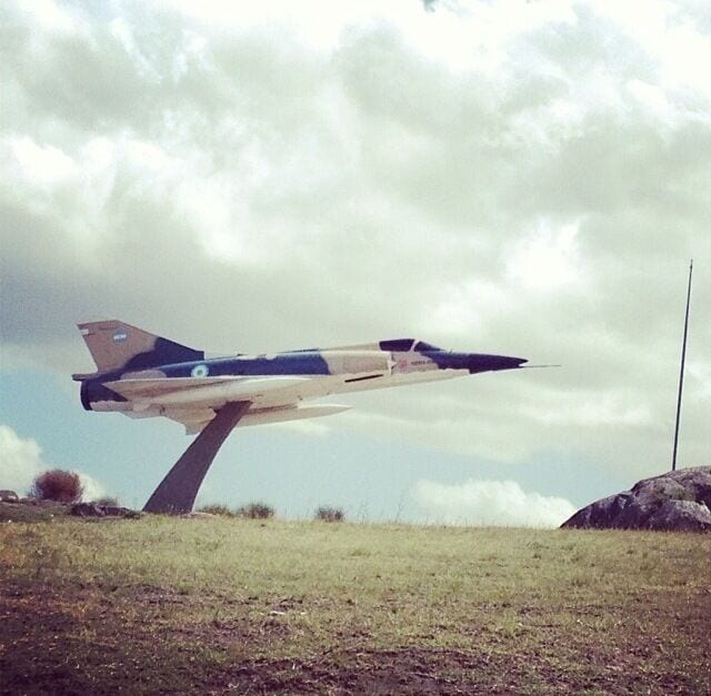 Mirage 3, avión usado en la Guerra de las Malvinas. / Mirage 3, airplane used during Malvinas War