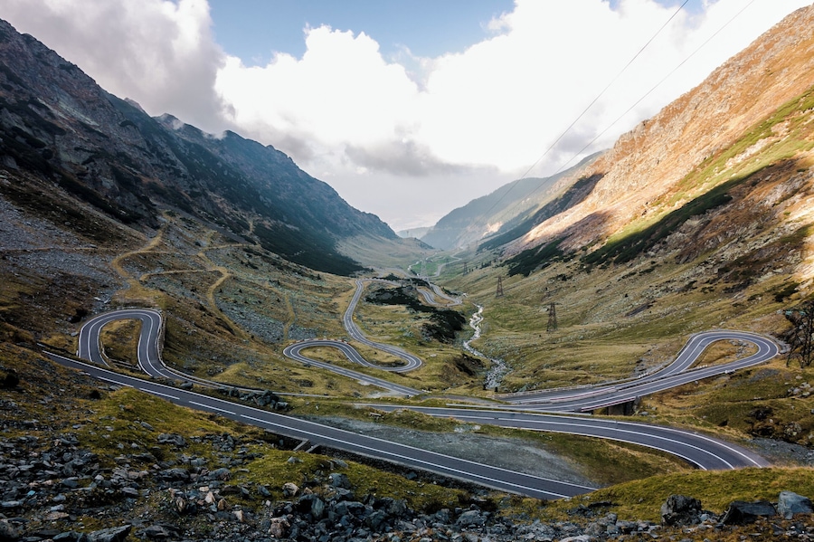This highway is the highest in Romania and crosses over the tallest mountain range in the country. Many consider this to be one of the best driving roads on earth, and we can easily see why!
Although this is the most often shown photo of the road, it's total length is over 90 kilometers, winding the entire way!
#Europe #Romania #Road