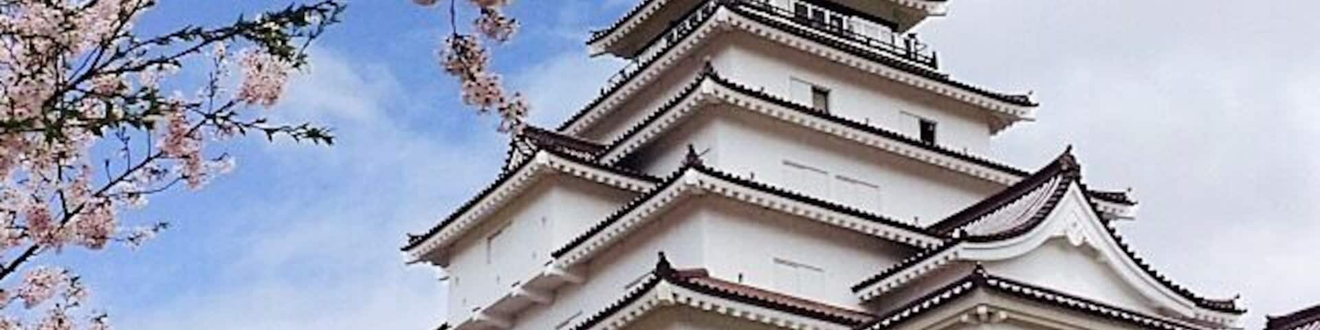 Tsuruga castle in Aizu Wakamatsu, Fukushima prefecture. 
#Japan #Tohoku
