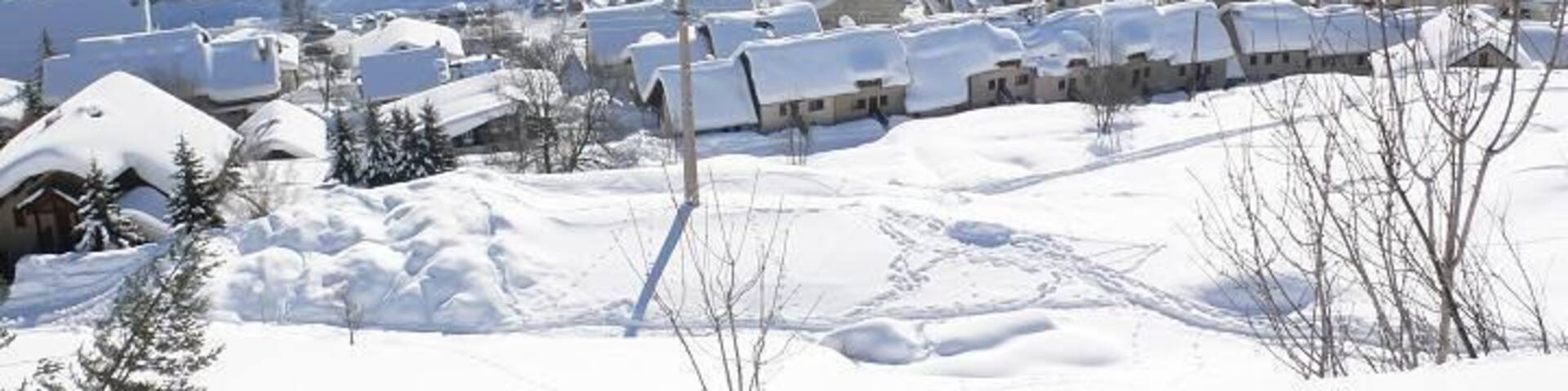 Vue panoramique d'Abriès