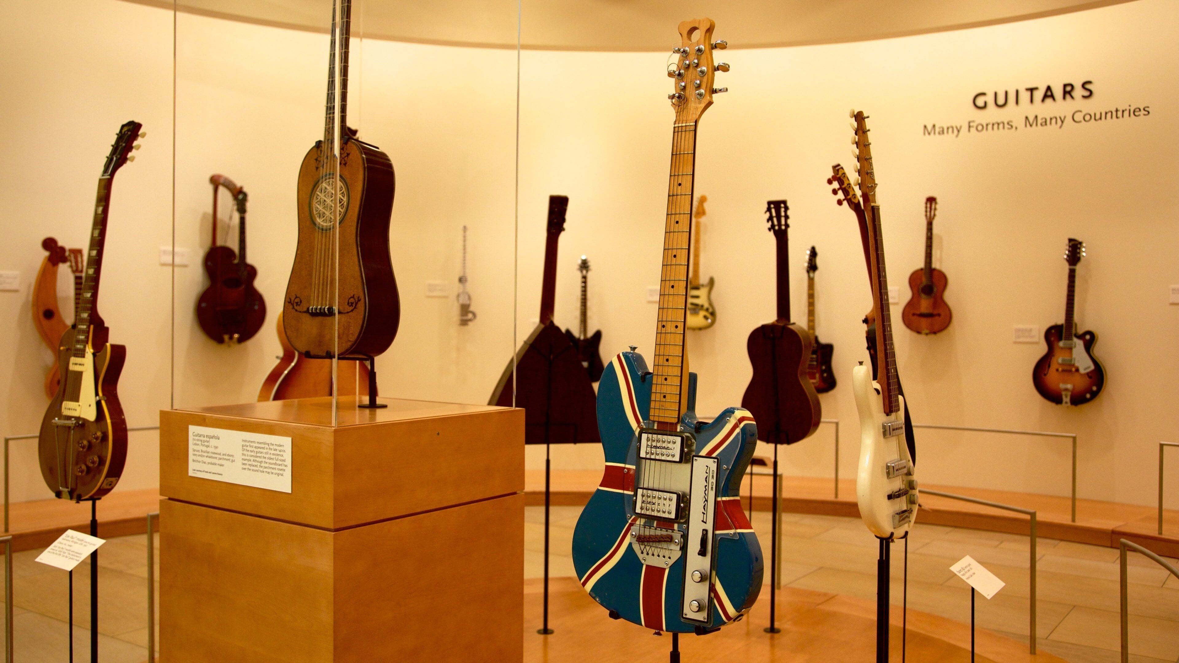 Musical Instrument Museum featuring music, interior views and heritage elements