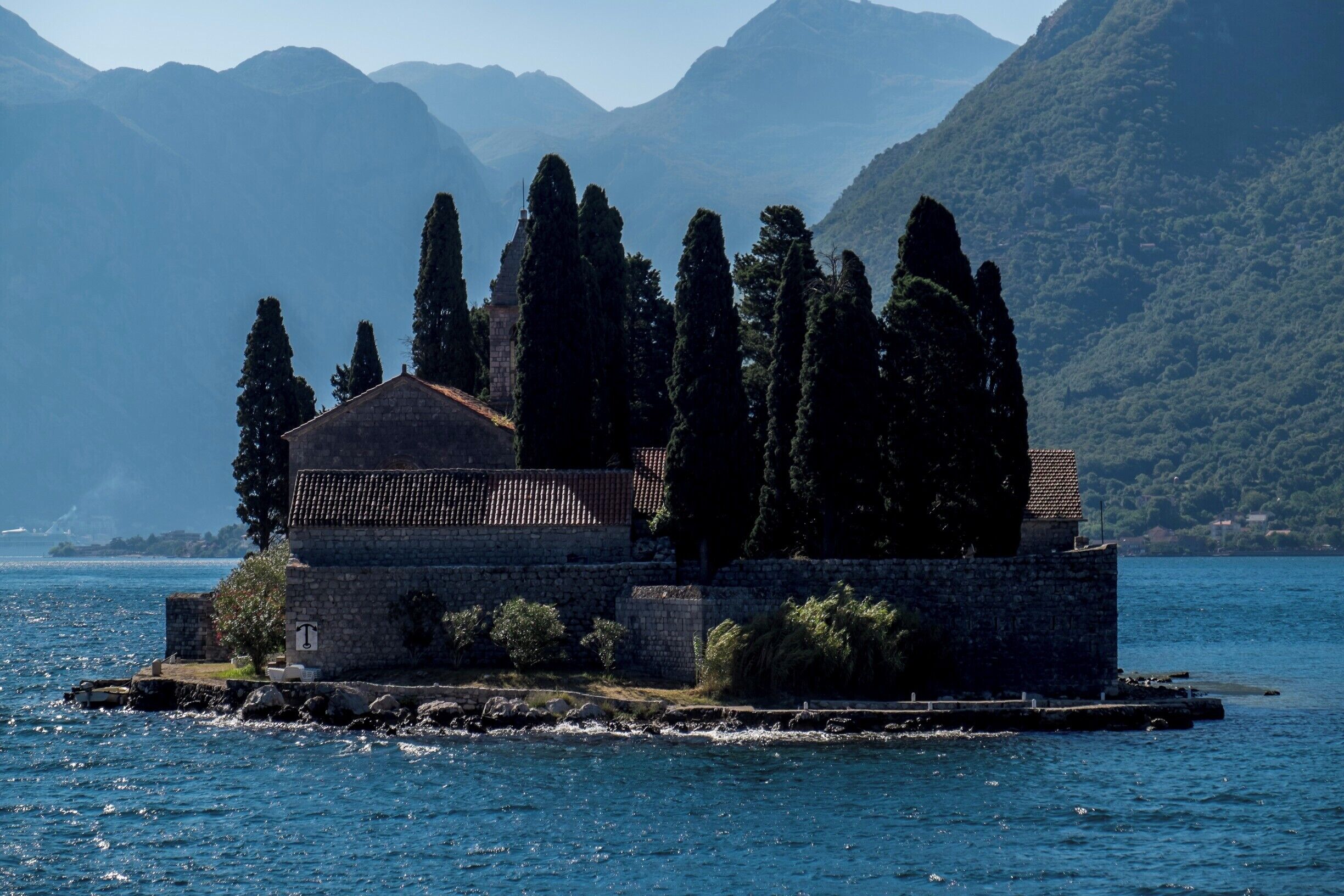The Island of Saint George (Sveti Đorđe) is a natural  islet off the coast of Perast in the Bay of Kotor, Montenegro. The island contains Saint George Benedictine monastery from the 12th century and the old graveyard.