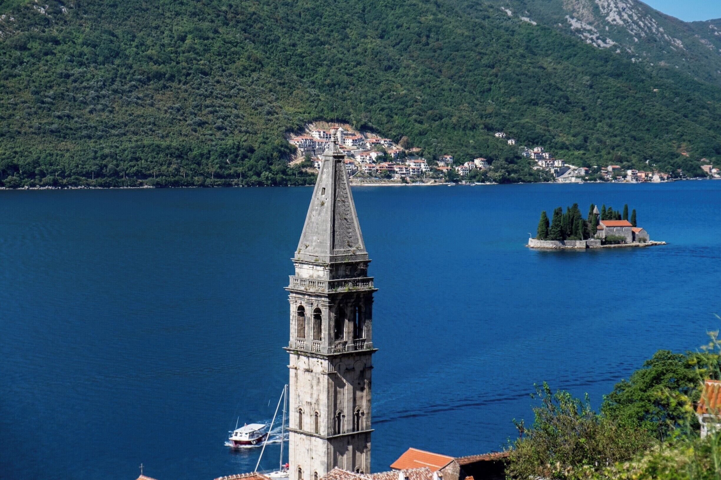 Visiting the beautiful old town of Perast in Montenegro. It is situated a few kilometers northwest of Kotor and is noted for its proximity to the islets of St. George and Our Lady of the Rocks.