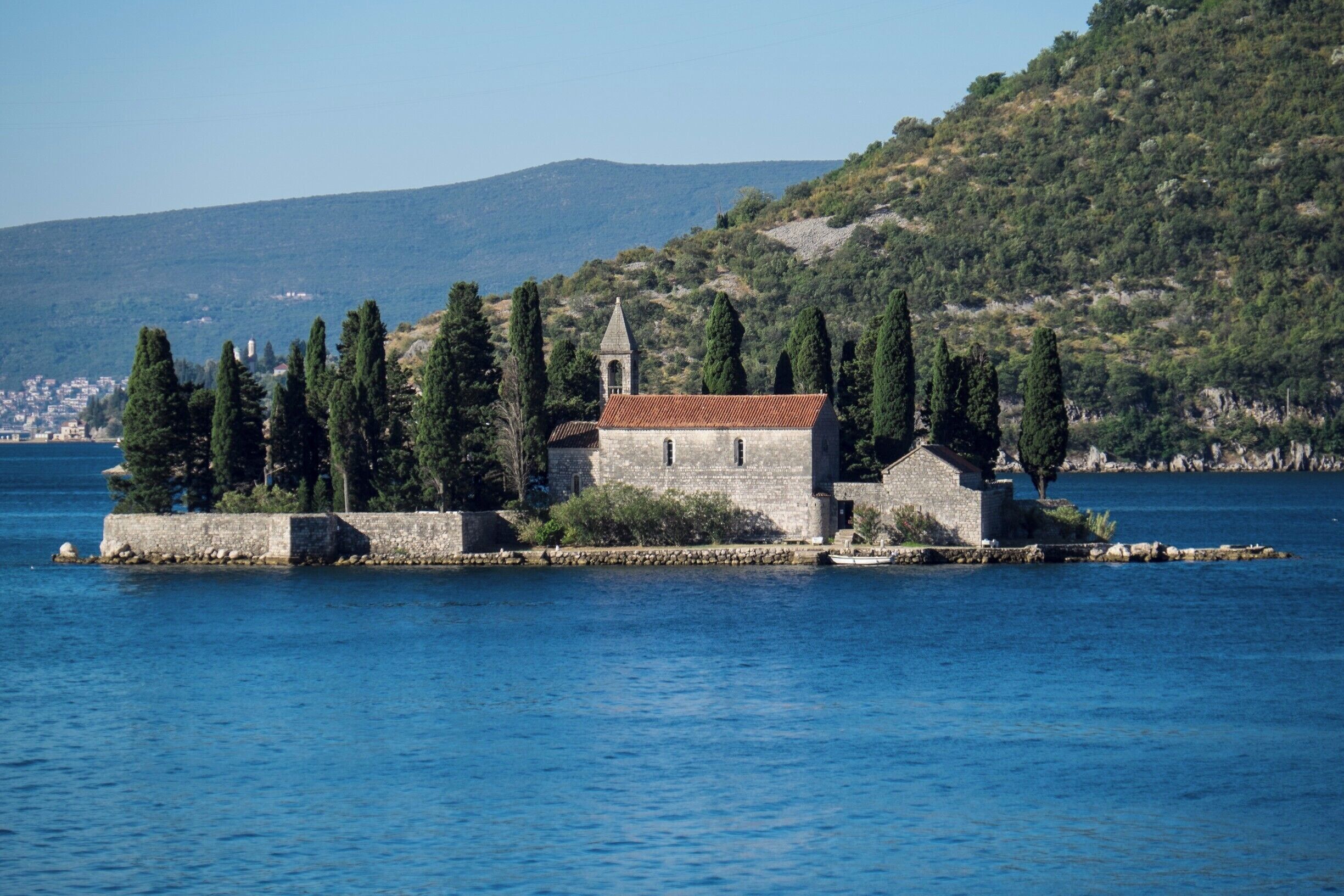 The Island of Saint George (Sveti Đorđe) is a natural  islet off the coast of Perast in the Bay of Kotor, Montenegro. The island contains Saint George Benedictine monastery from the 12th century and the old graveyard.