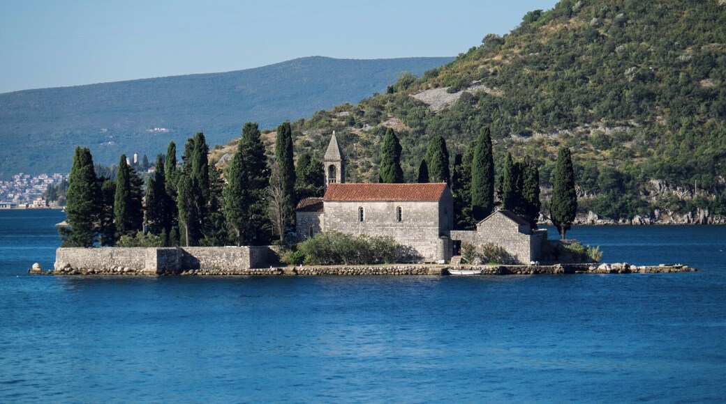 The Island of Saint George (Sveti Đorđe) is a natural islet off the coast of Perast in the Bay of Kotor, Montenegro. The island contains Saint George Benedictine monastery from the 12th century and the old graveyard.