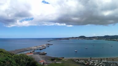 Praia da Vitória town on Sao Miguel Island in the Azores archipelago