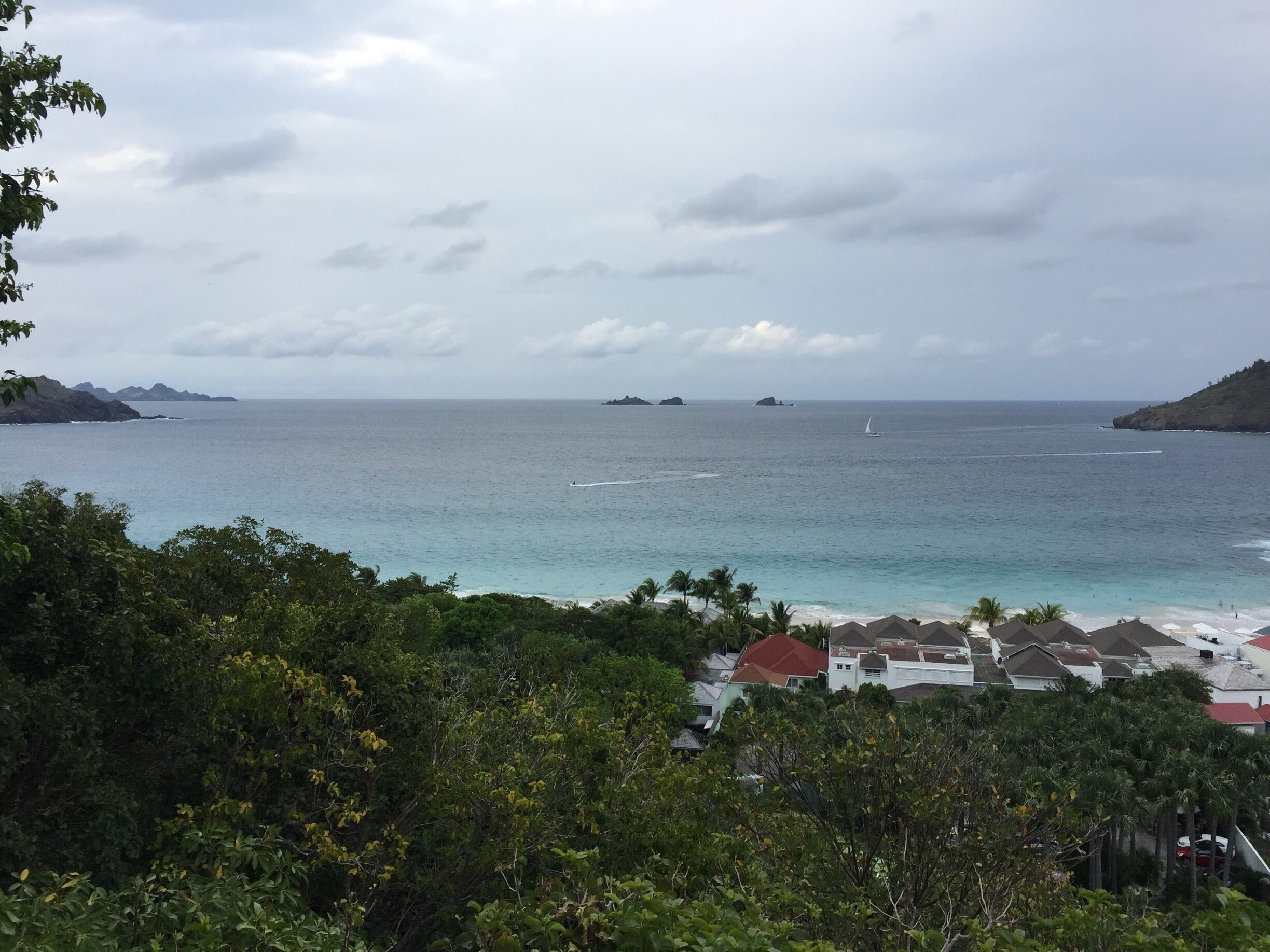 View from our villa in St Barths