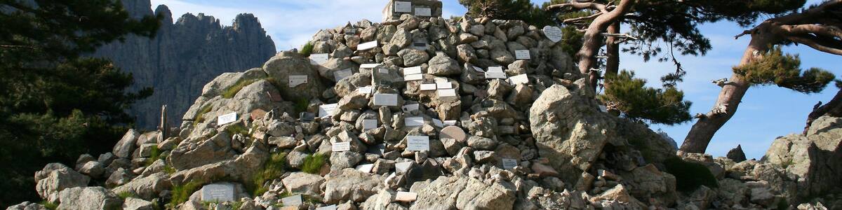 Zonza France (Corse-du-Sud), Our-Lady of the Snow at the Bavella mountain pass.