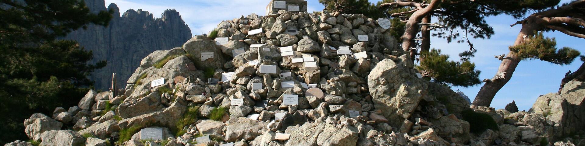 Zonza France (Corse-du-Sud), Our-Lady of the Snow at the Bavella mountain pass.