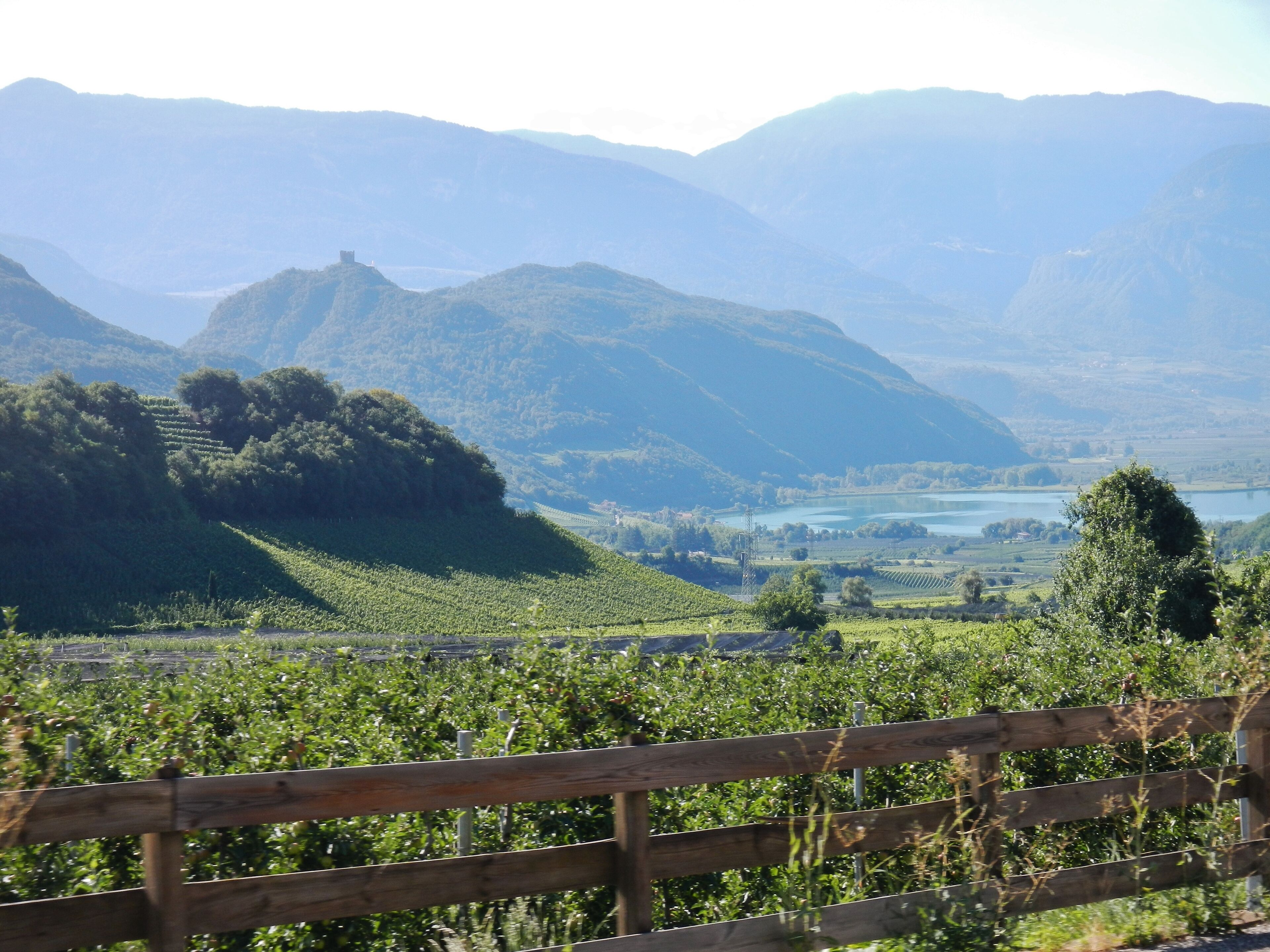 Etschtal, Valle dell'Adige, Val d'Adige mit Blick auf Kalterer See