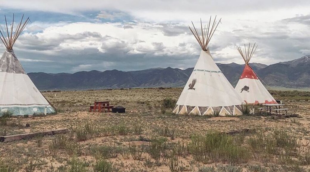 We really enjoyed staying here with our RV. There were a few other campsites and they also had yurts and tippies for rent, but the main even were the hot spring pool which were a treat, and they also offered a free breakfast a small lunch :)