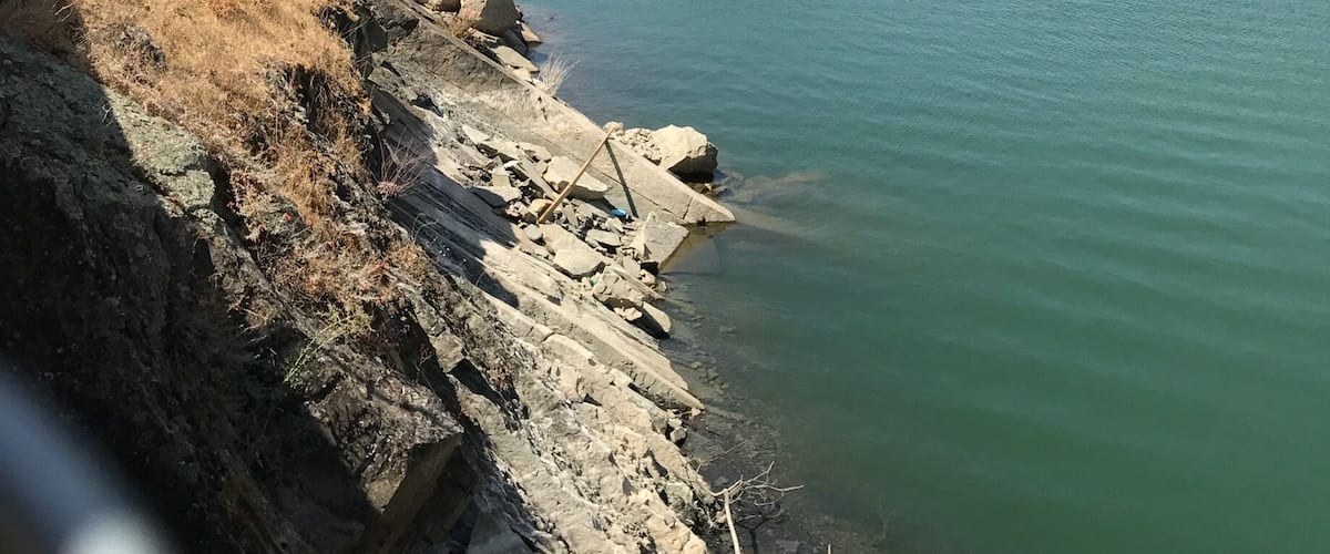 This is amazing when the water is higher. To make sure the lake doesn't flood it goes down that hole and gets drained to a a creek. You can look on YouTube to see what it does. #lakeberryessa #gloryhole #takeahike