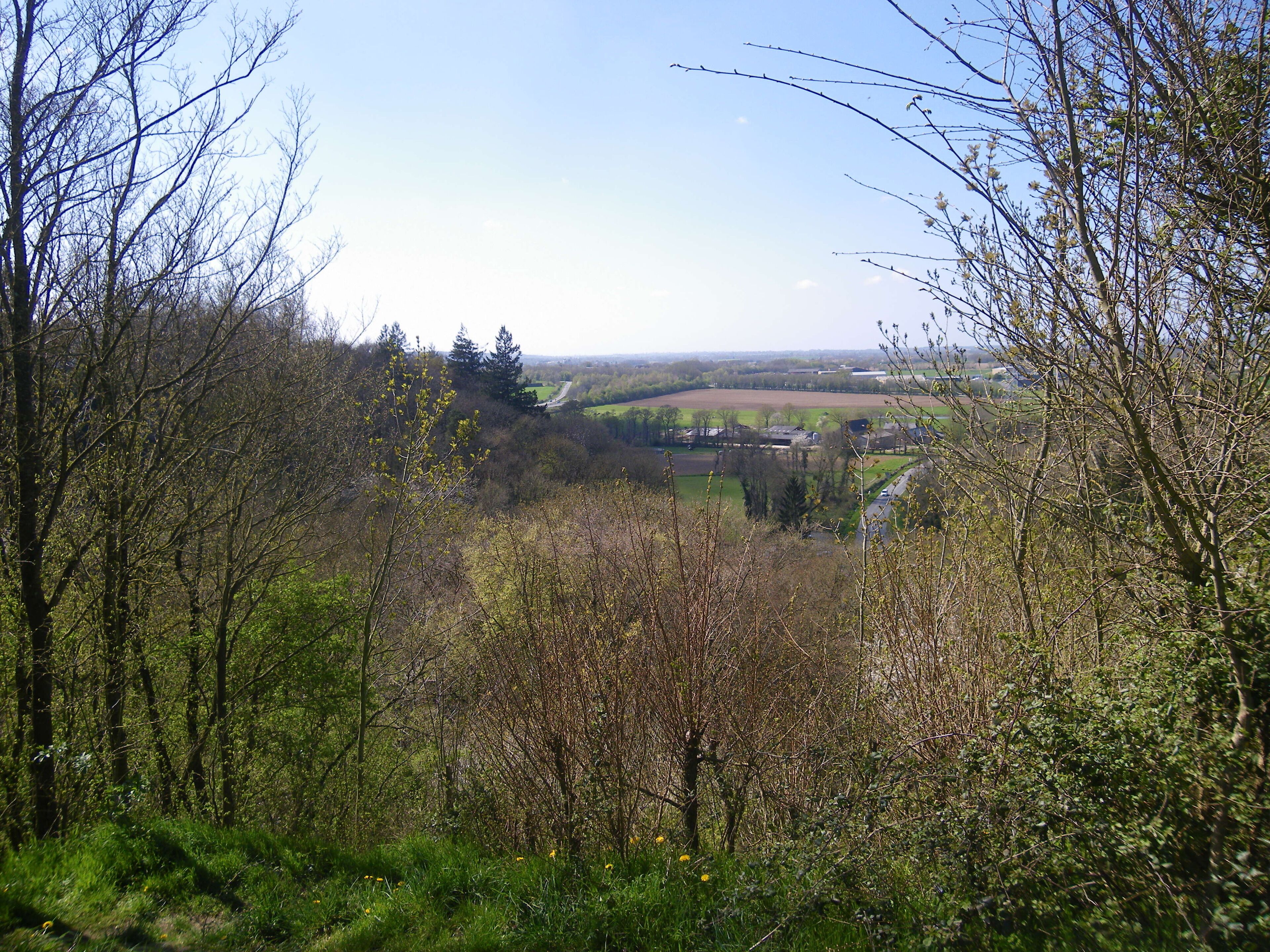 vue depuis le chateau de hedé
