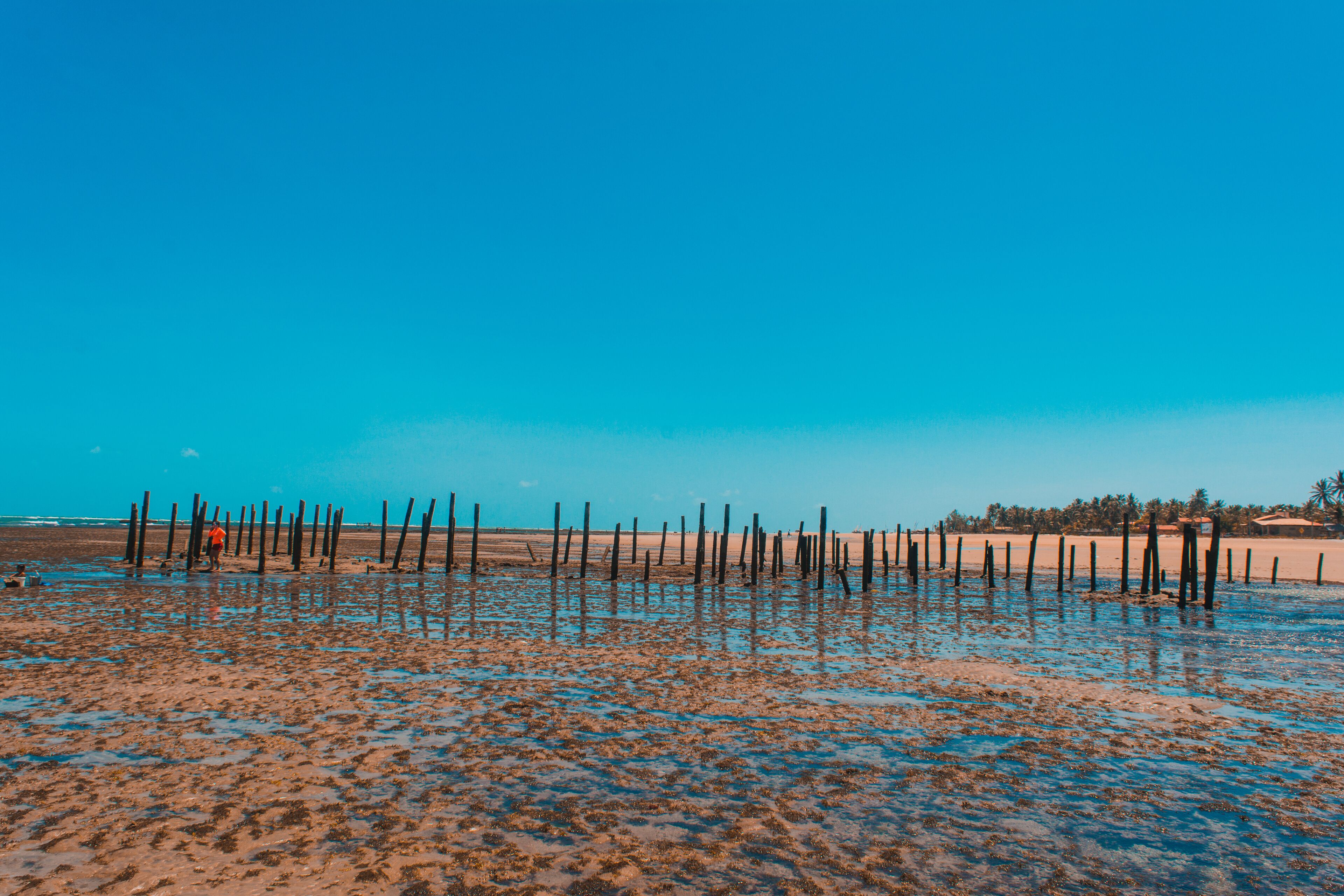 Natural pools of Flecheiras beach in Trairi - Ceara, Brazil