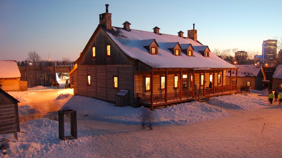 Winnipeg featuring a small town or village and snow