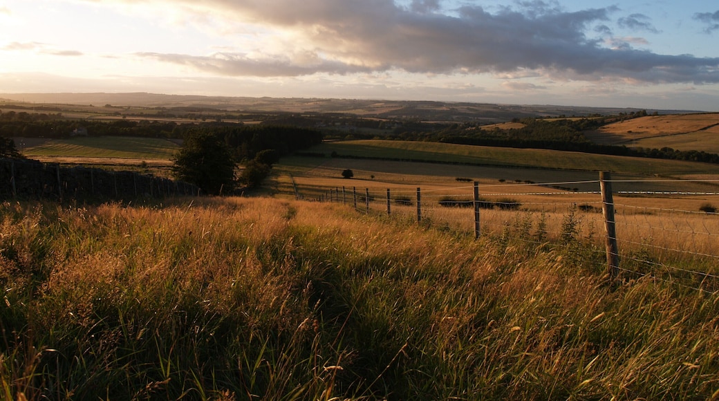 Looking down to Castle Hill from next to Watch Hill