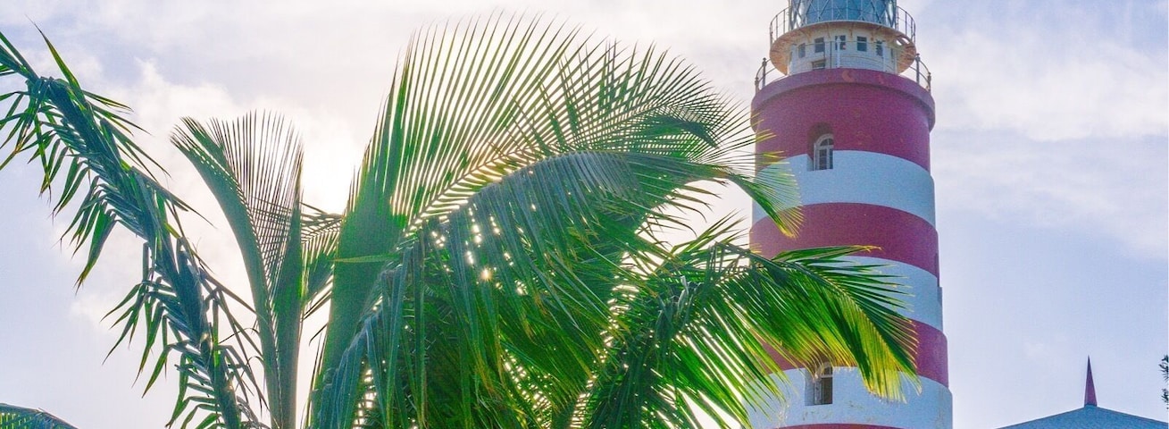 Hope Town lighthouse is one of the last kerosene lighthouses in the world. It is free to walk the 127 steps to the top and look out over the harbor.