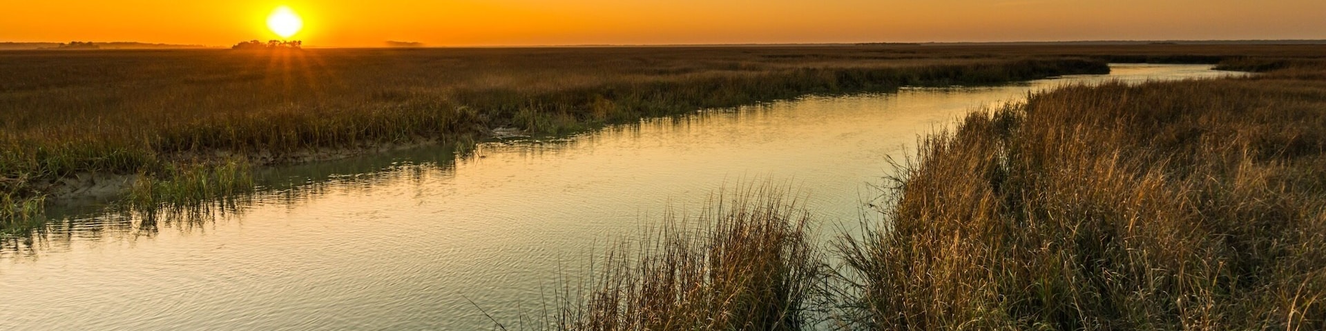 This was taken at sunset on the Marsh Boardwalk on Hunting Island SC