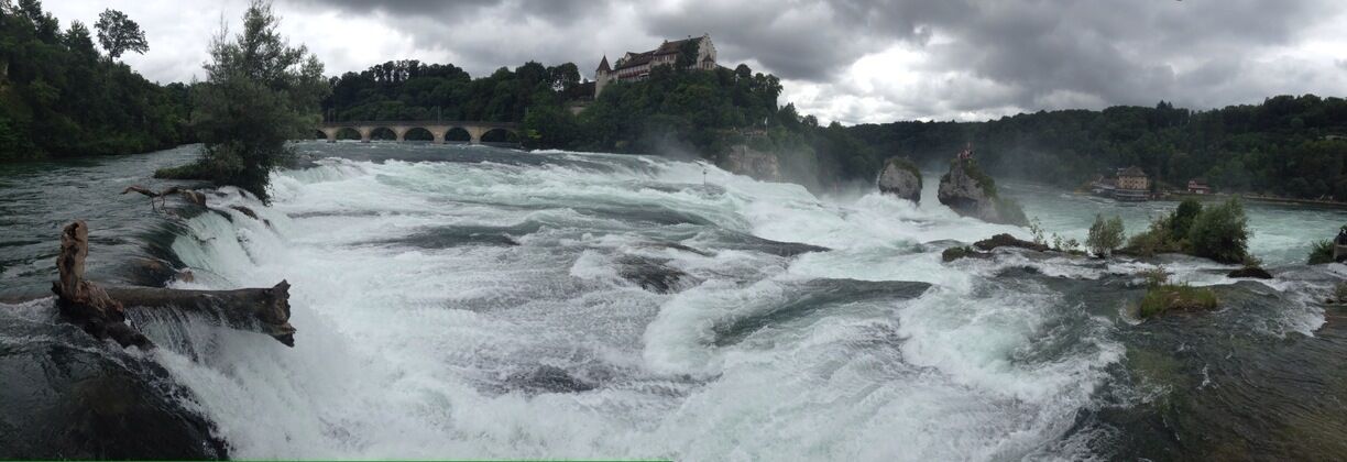 A sober day makes Europe's largest waterfall look like a scene straight from The Hobbit.