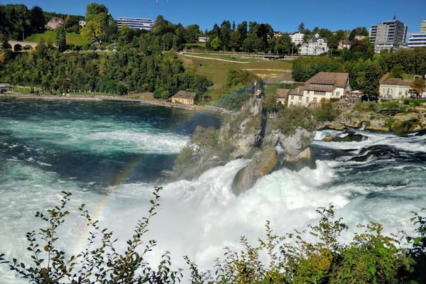 Also known as the most powerful water in the Europe, it truly is! #Trovember #rainbow #waterfall