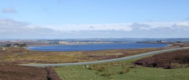Smiddy Shaw Reservoir View of Smiddy Shaw Reservoir as seen from the C2C path near Skaylock Hill.