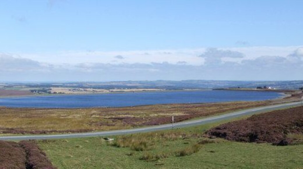 Smiddy Shaw Reservoir View of Smiddy Shaw Reservoir as seen from the C2C path near Skaylock Hill.